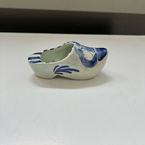 Delft Handcrafted Dutch Shoe Figurine in Blue & White